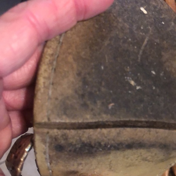 Jack Rogers Gold Glitter Sparkle Classic Sandals - Picture 5 of 7